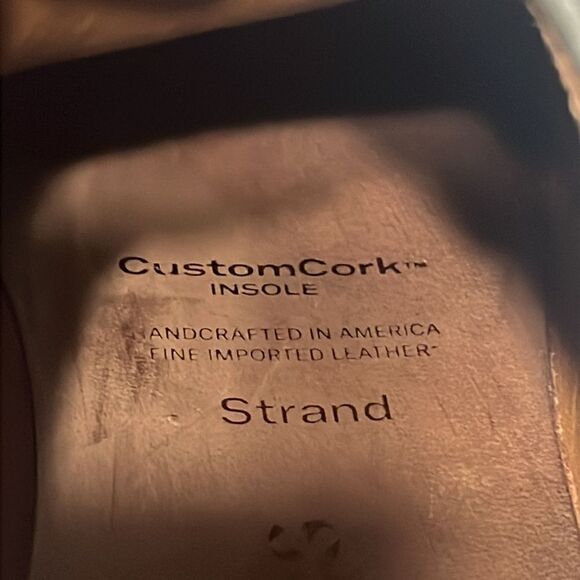 🔥🔥 ALLEN EDMONDS "Strand" Cap-Toe Oxford Dress Shoes Size 9.5 B - Carbon Gray - Picture 15 of 16